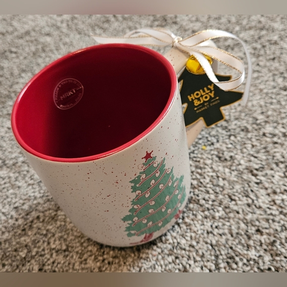 Cowboy Christmas Tree Mug Cowboy Boots Red Green NWT - Picture 3 of 3